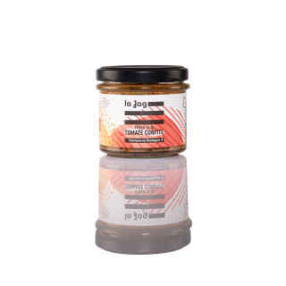 Country Pâté with Candied Tomatoes and Smoked Chili Peppers
